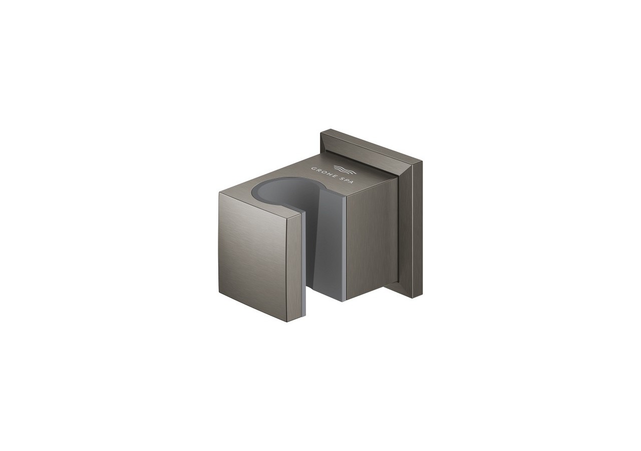 Allure brillant support mural pour douchette Hard Graphite brossé - 26847AL0 - Grohe