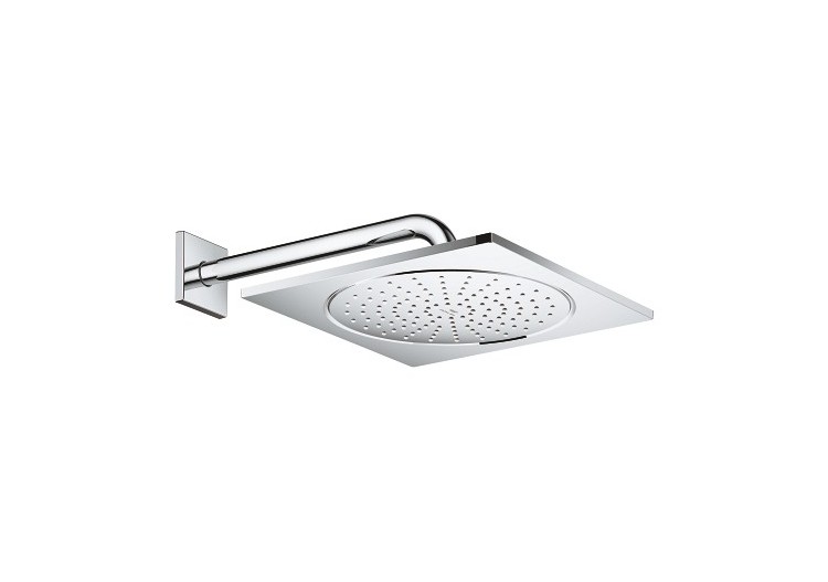 Rainshower aqua 10″ ensemble douche de tête et bras 286 mm, 1 jet Chromé - 26860000 - Grohe 2