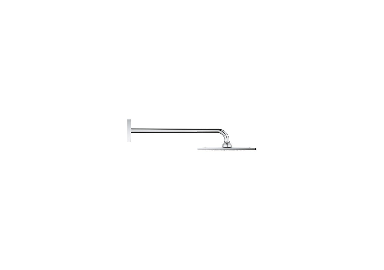 Rainshower aqua 10″ ensemble douche de tête et bras 422 mm, 1 jet Chromé - 26862000 - Grohe