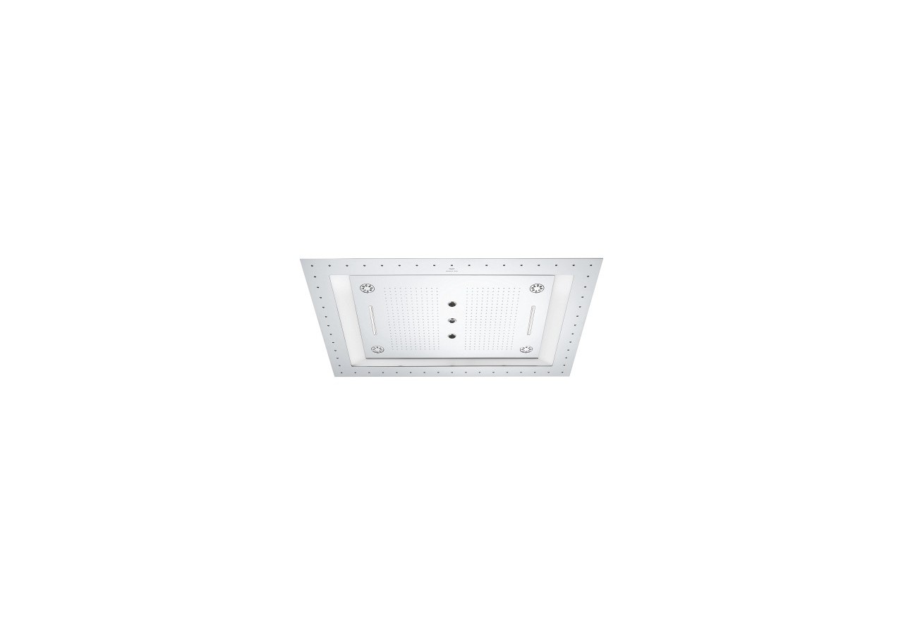Rainshower aqua 40″ aquasymphony plafonnier 6+ jets avec lumière Chromé - 26863000 - Grohe