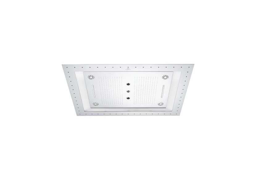 Rainshower aqua 40″ aquasymphony plafonnier 6+ jets avec lumière Chromé - 26863000 - Grohe Rainshower aqua 40″ aquasymphony plafonnier 6+ jets avec lumière Chromé - 26863000 - Grohe