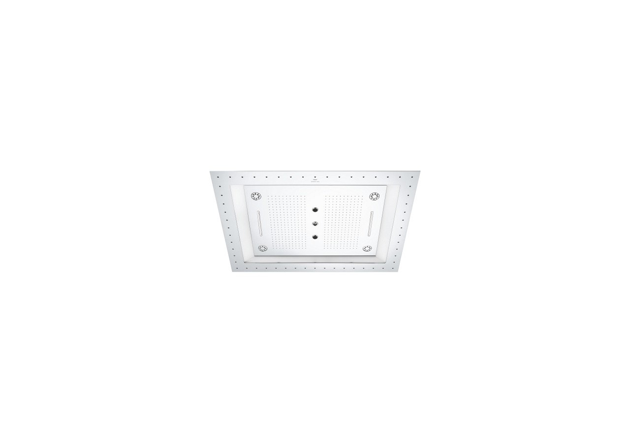 Rainshower aqua 40″ aquasymphony plafonnier 6+ jets avec lumière Chromé - 26863000 - Grohe