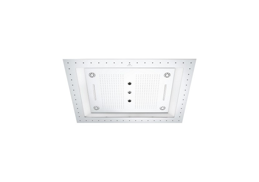 Rainshower aqua 40″ aquasymphony plafonnier 6+ jets avec lumière Chromé - 26863000 - Grohe Rainshower aqua 40″ aquasymphony plafonnier 6+ jets avec lumière Chromé - 26863000 - Grohe