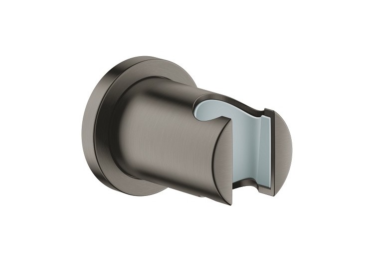 Rainshower support mural pour douchette Hard Graphite brossé - 27074AL0 - Grohe 2