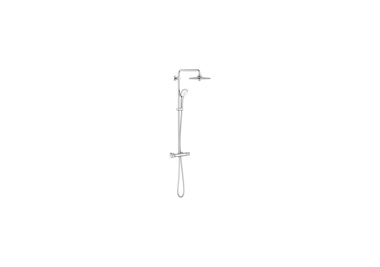 Euphoria system 260 colonne de douche avec mitigeur thermostatique Chromé - 27615002 - Grohe