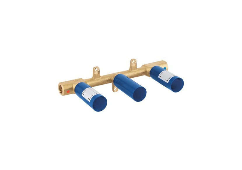 Corps encastré 1/2″ pour mélangeur 3 trous mural - 29025002 - Grohe