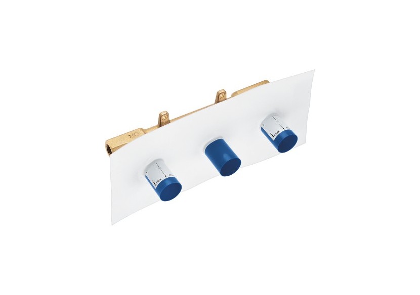 Corps encastré 1/2″ pour mélangeur 3 trous mural - 29025002 - Grohe