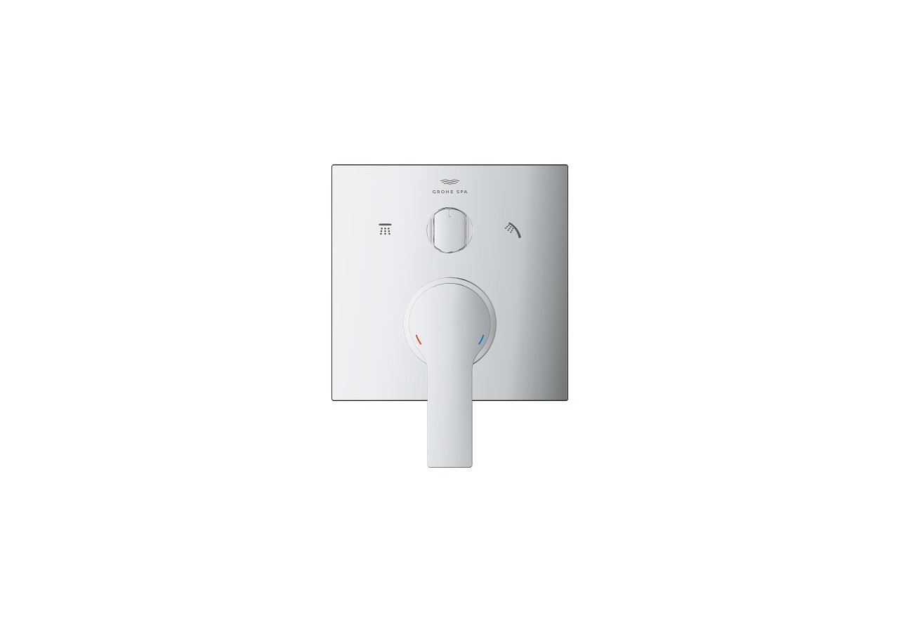 Allure mitigeur monocommande 3 sorties avec inverseur Chromé - 29176001 - Grohe