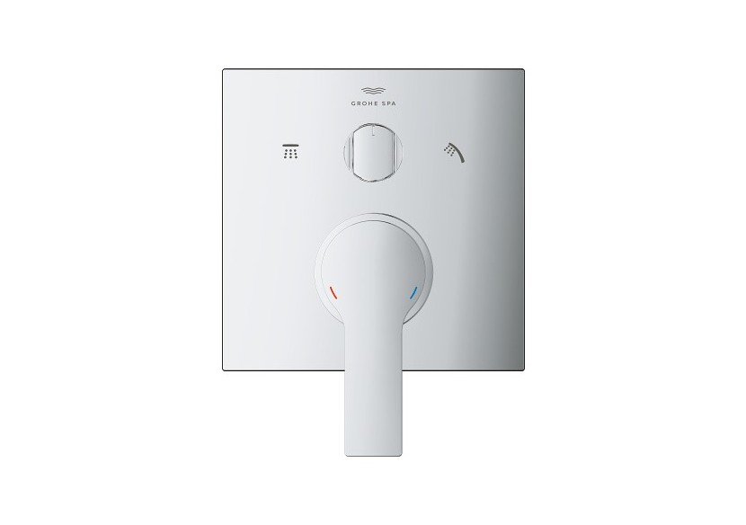 Allure mitigeur monocommande 3 sorties avec inverseur Chromé - 29176001 - Grohe