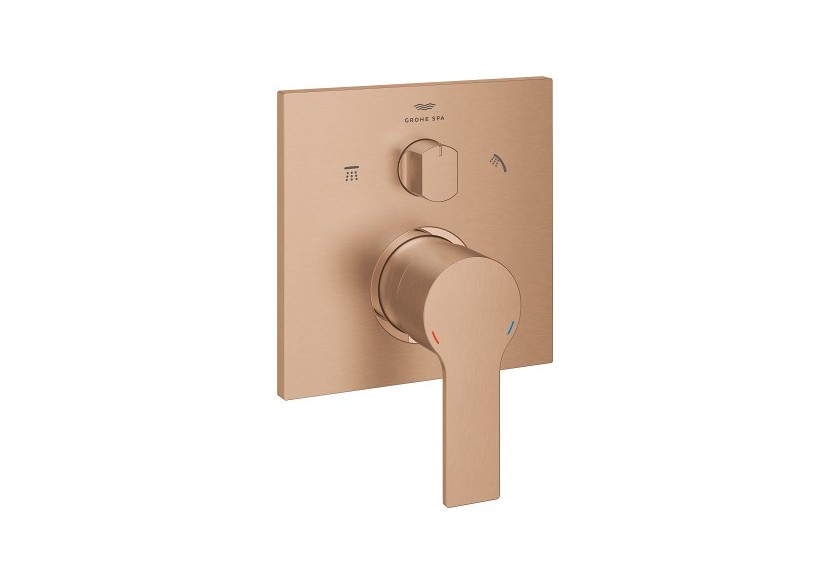 Allure mitigeur monocommande 3 sorties avec inverseur Warm Sunset brossé - 29176DL1 - Grohe