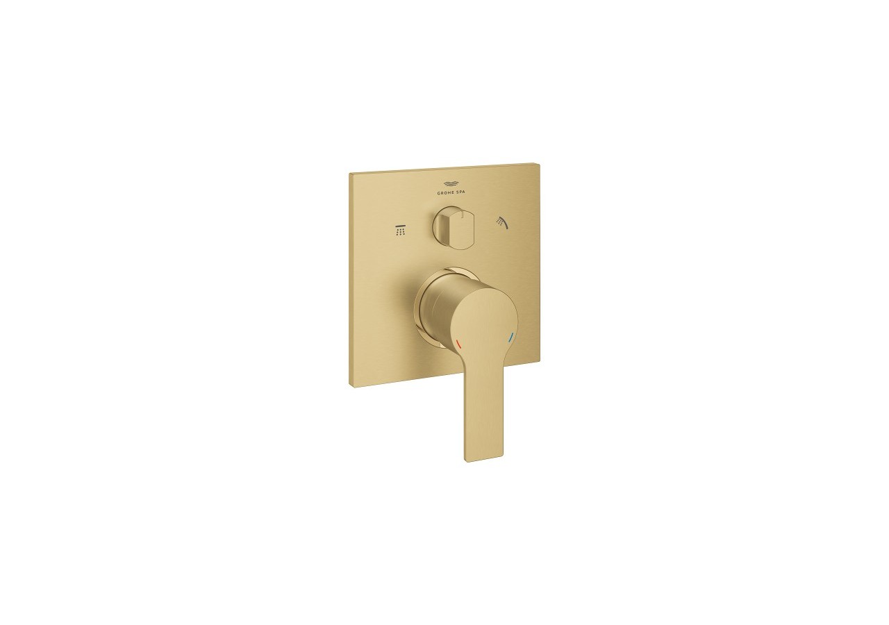 Allure mitigeur monocommande 3 sorties avec inverseur Cool Sunrise brossé - 29176GN1 - Grohe