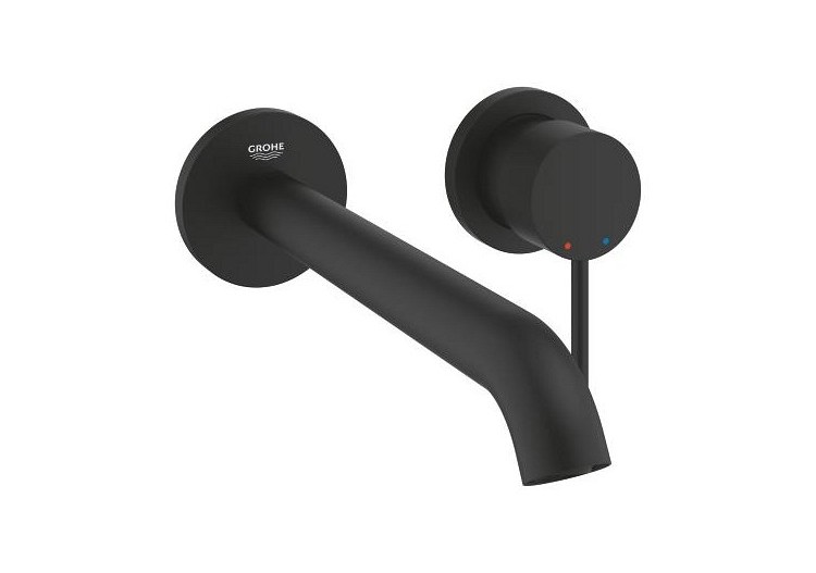 Essence mitigeur monocommande 2 trous lavabo taille l Phantom Black - 29193KF1 - Grohe 2