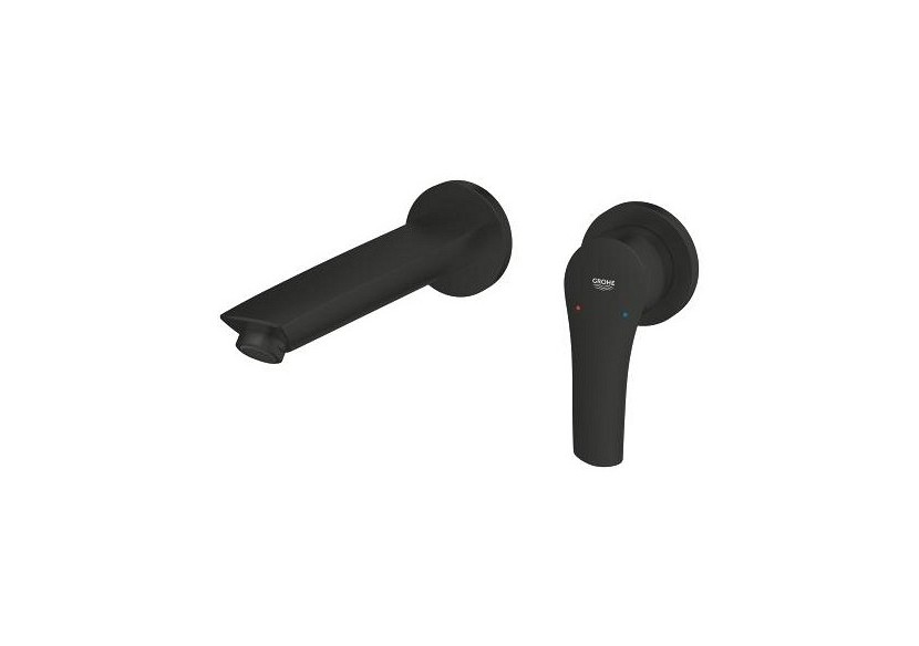 Eurosmart mitigeur monocommande 2 trous lavabo taille m Noir mat - 293382433 - Grohe