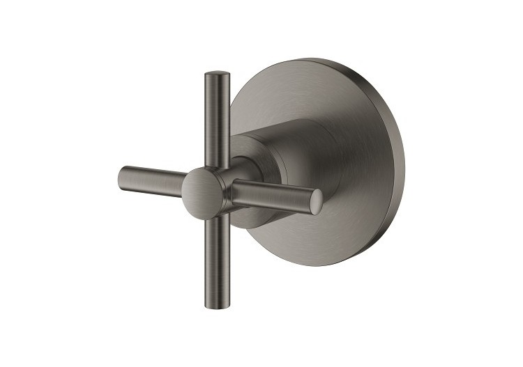 Atrio façade pour robinet d'arrêt encastré Hard Graphite brossé - 29396AL0 - Grohe