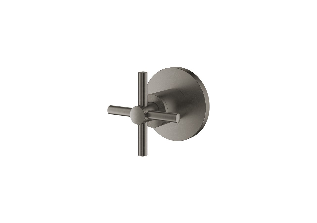 Atrio façade pour robinet d'arrêt encastré Hard Graphite brossé - 29396AL0 - Grohe
