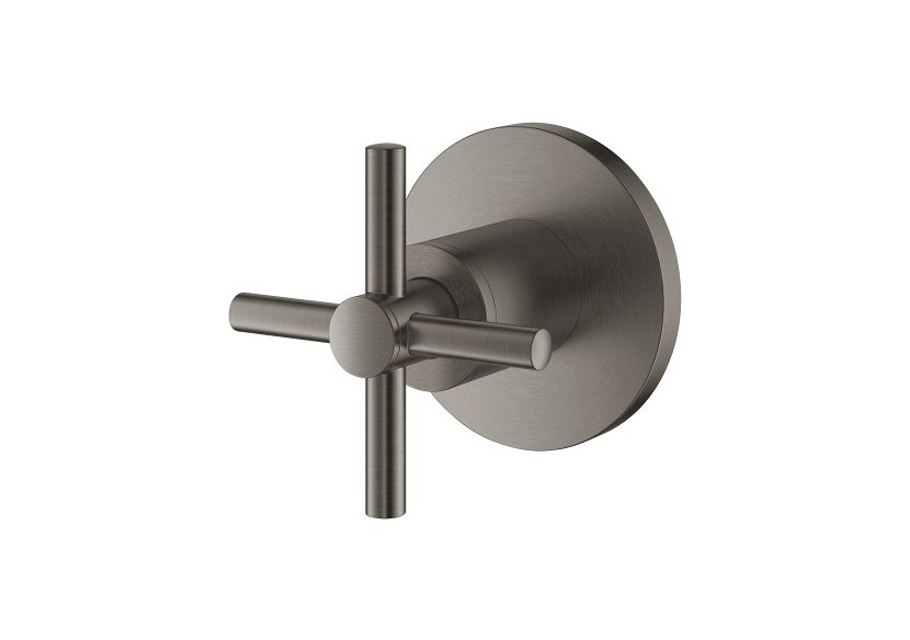 Atrio façade pour robinet d'arrêt encastré Hard Graphite brossé - 29396AL0 - Grohe