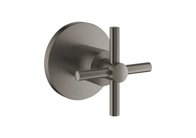 Atrio façade pour robinet d'arrêt encastré Hard Graphite brossé - 29396AL0 - Grohe 2