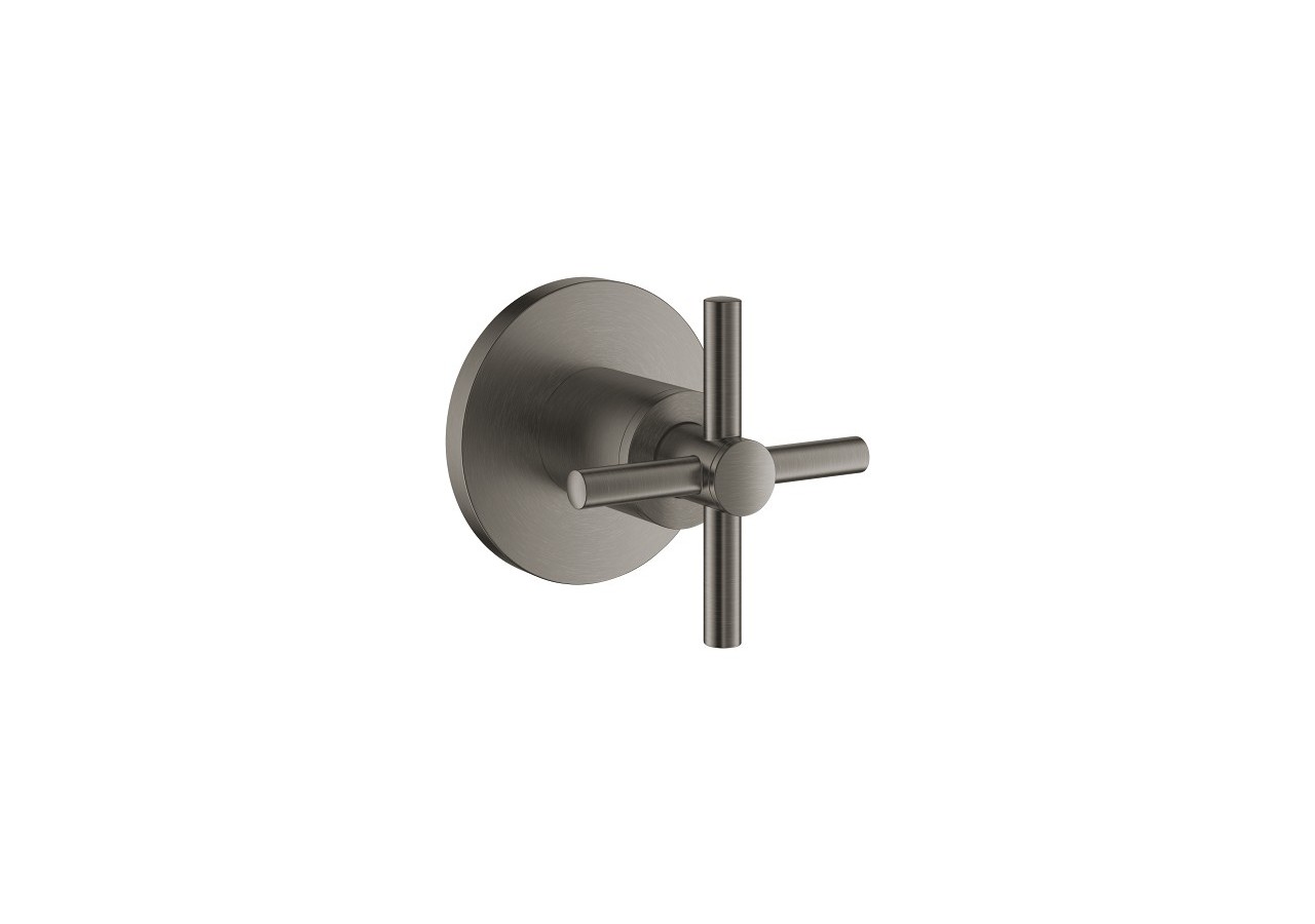 Atrio façade pour robinet d'arrêt encastré Hard Graphite brossé - 29396AL0 - Grohe