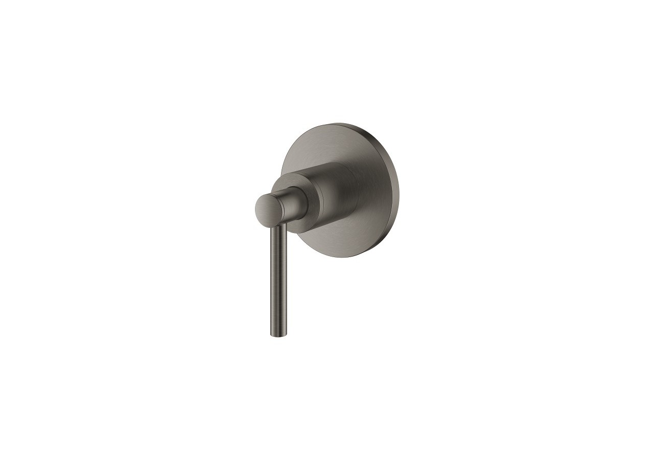 Atrio façade pour robinet d'arrêt encastré Hard Graphite brossé - 29397AL0 - Grohe