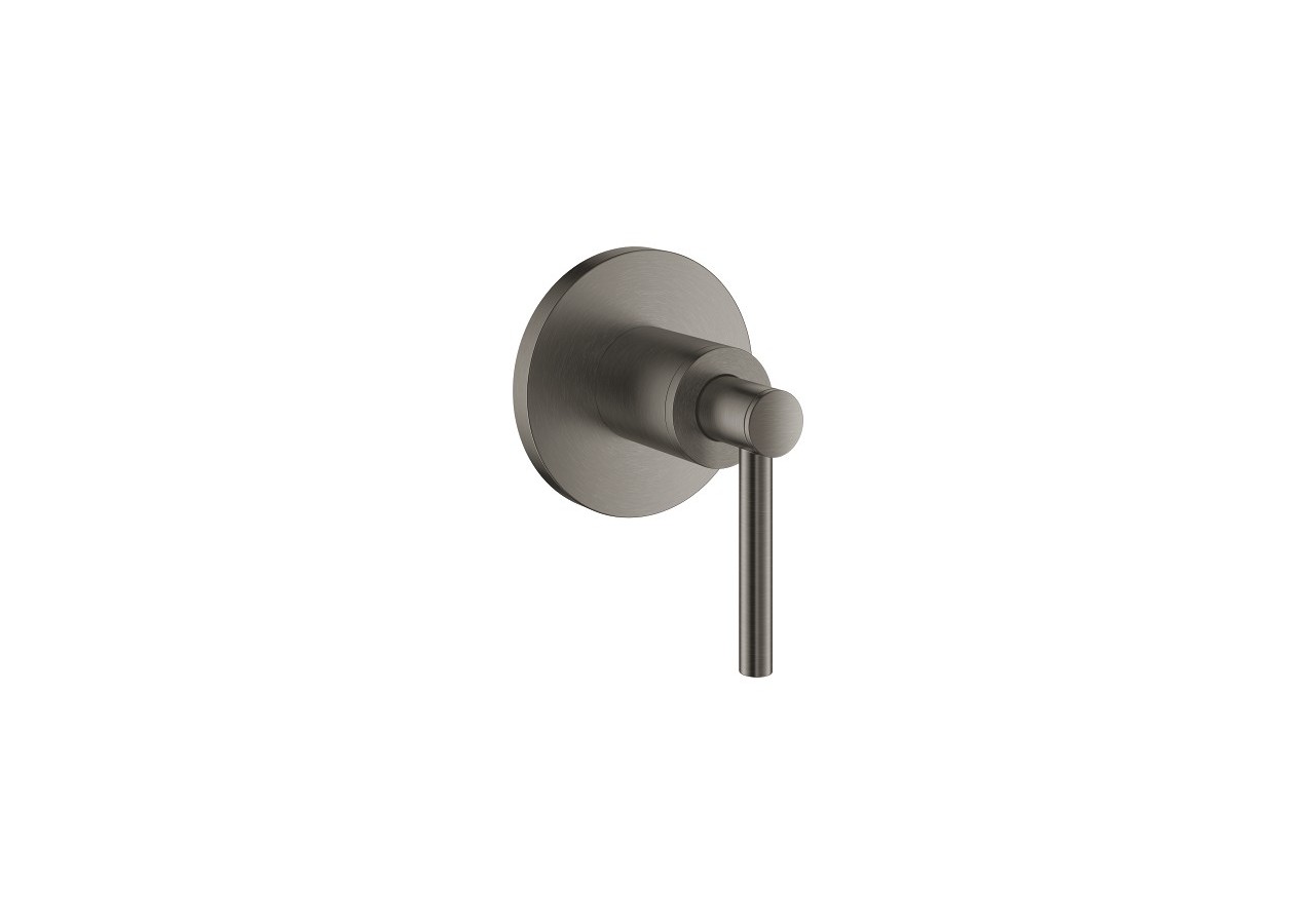 Atrio façade pour robinet d'arrêt encastré Hard Graphite brossé - 29397AL0 - Grohe