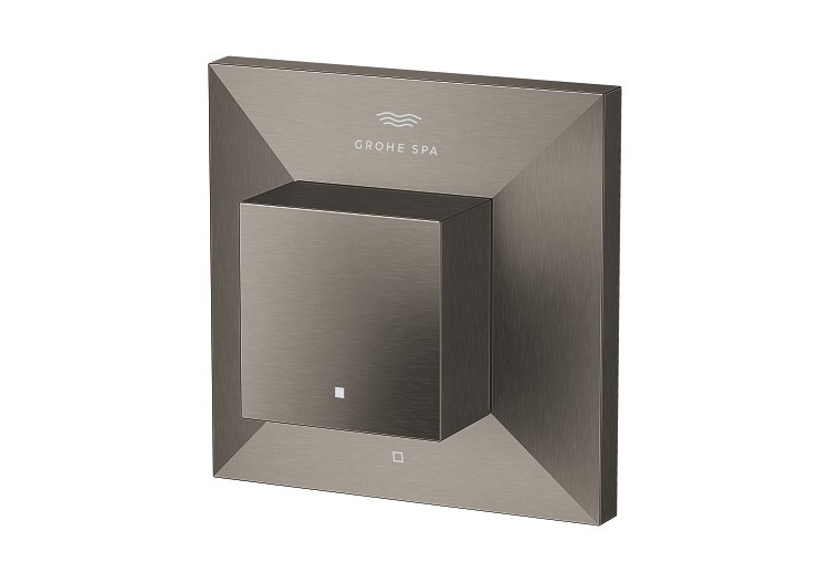 Allure brillant façade pour robinet d'arrêt encastré Hard Graphite brossé - 29398AL0 - Grohe