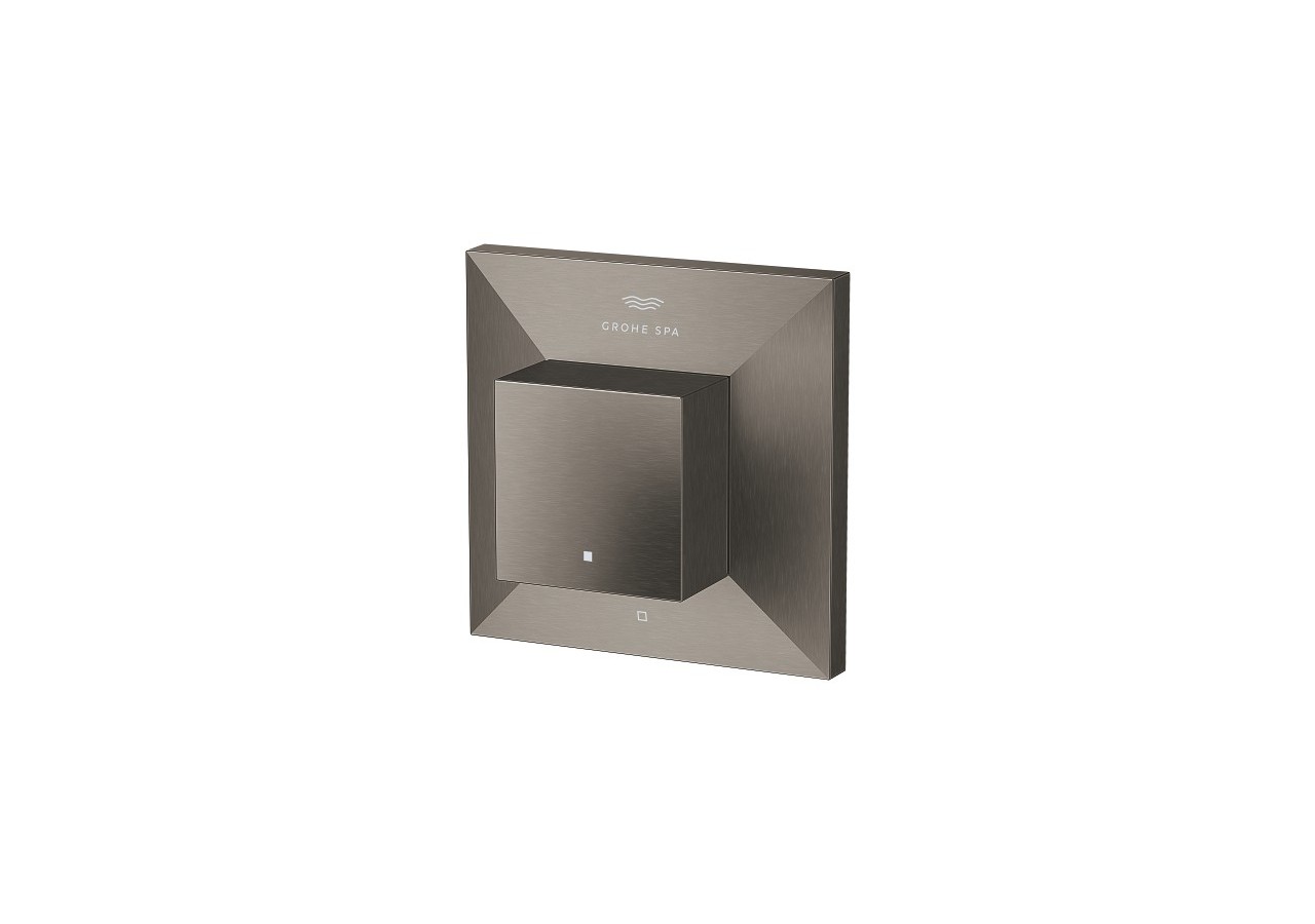 Allure brillant façade pour robinet d'arrêt encastré Hard Graphite brossé - 29398AL0 - Grohe