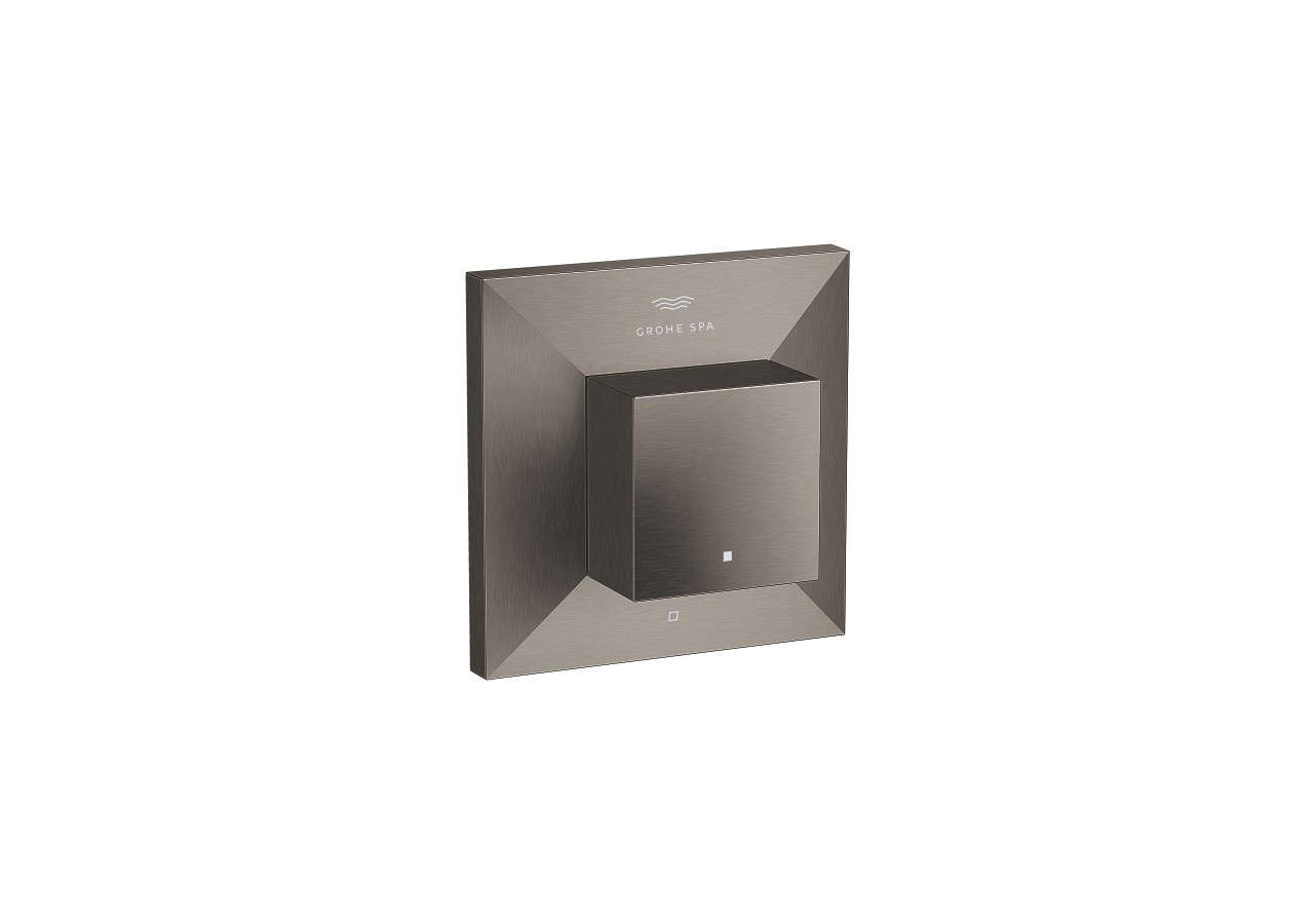 Allure brillant façade pour robinet d'arrêt encastré Hard Graphite brossé - 29398AL0 - Grohe