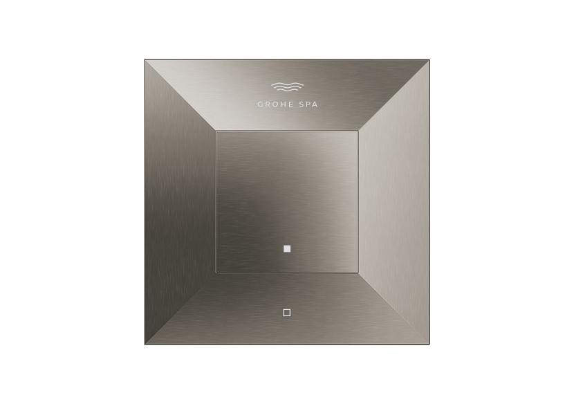 Allure brillant façade pour robinet d'arrêt encastré Hard Graphite brossé - 29398AL0 - Grohe