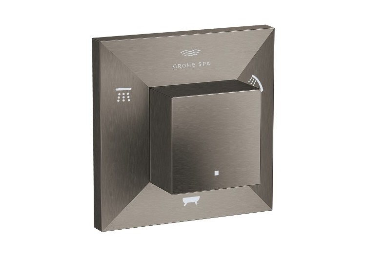 Allure brillant inverseur 5 voies (2 entrées, 3 sorties) Hard Graphite brossé - 29399AL0 - Grohe 2