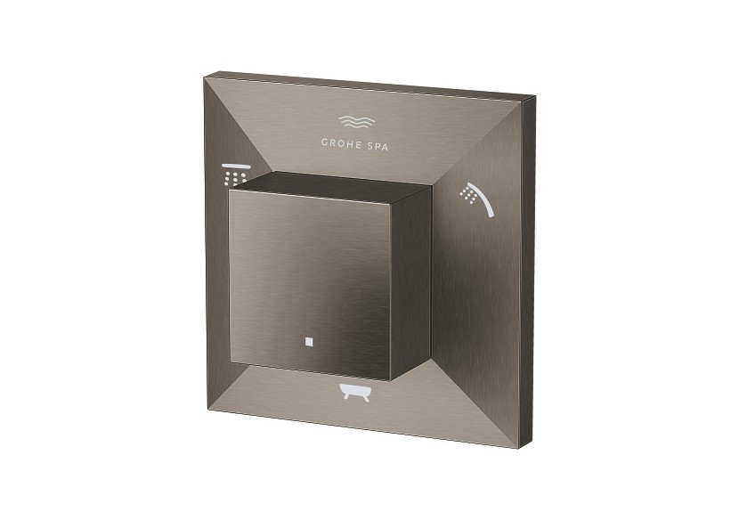 Allure brillant inverseur 5 voies (2 entrées, 3 sorties) Hard Graphite brossé - 29399AL0 - Grohe