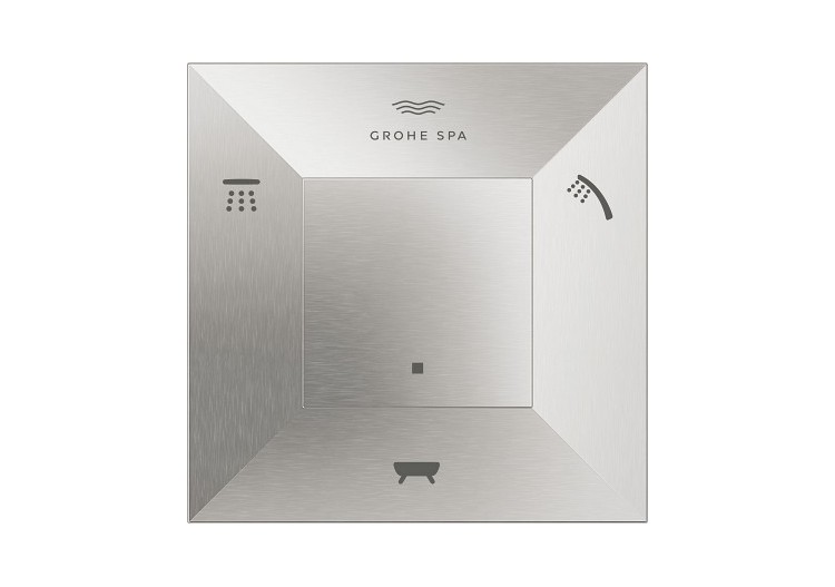 Allure brillant inverseur 5 voies (2 entrées, 3 sorties) Supersteel - 29399DC0 - Grohe