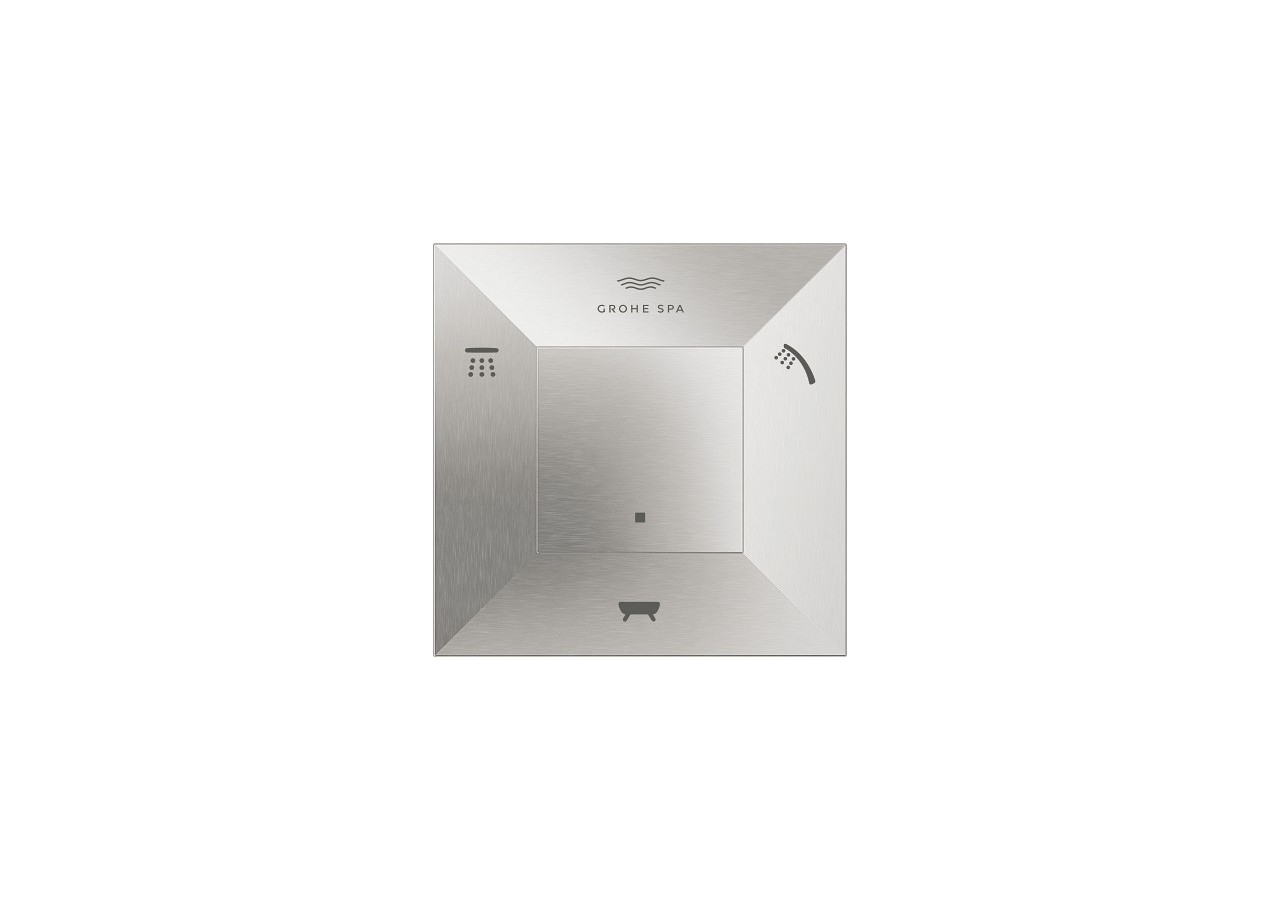 Allure brillant inverseur 5 voies (2 entrées, 3 sorties) Supersteel - 29399DC0 - Grohe