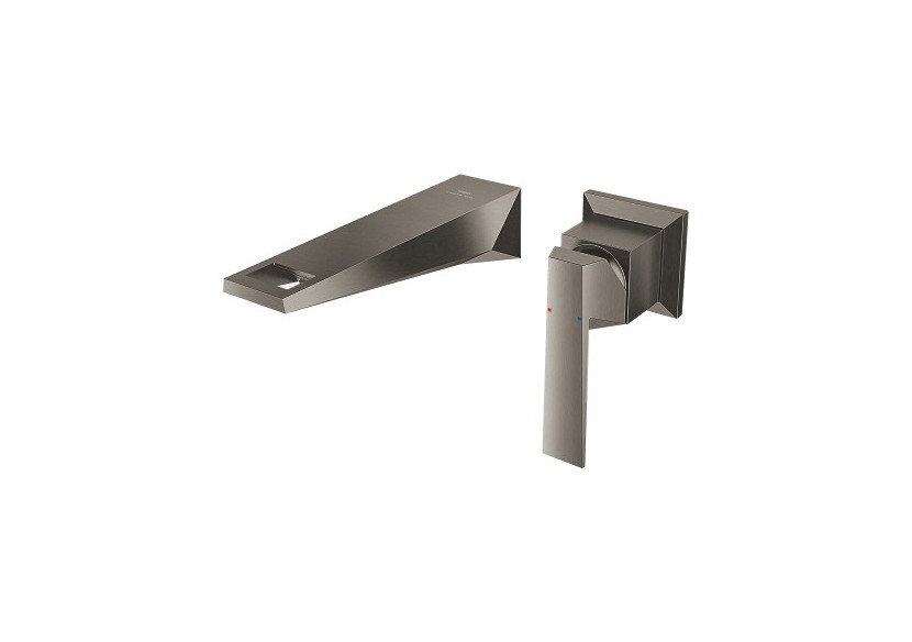 Allure brillant mitigeur monocommande 2 trous lavabo taille m Hard Graphite brossé - 29402AL0 - Grohe