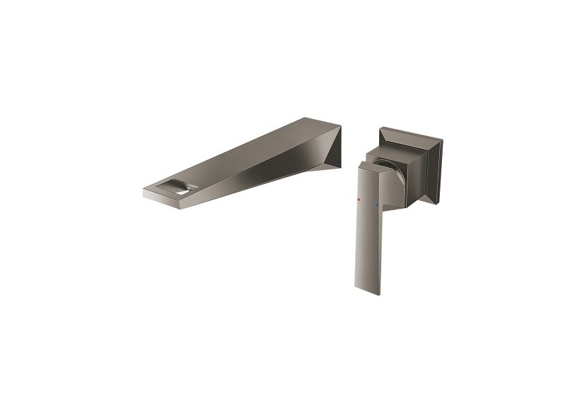 Allure brillant mitigeur monocommande 2 trous lavabo taille l Hard Graphite brossé - 29403AL0 - Grohe