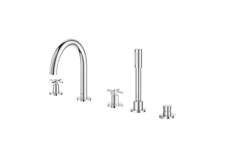 Atrio mélangeur bain/douche 5 trous Chromé - 29408000 - Grohe
