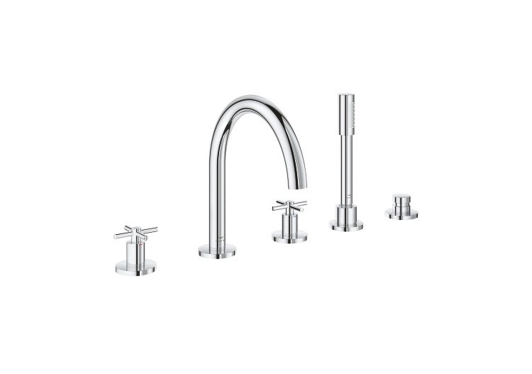 Atrio mélangeur bain/douche 5 trous Chromé - 29408000 - Grohe 2