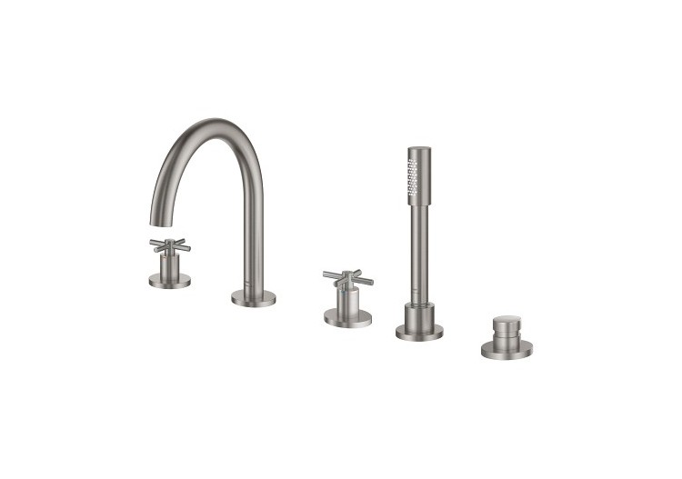 Atrio mélangeur bain/douche 5 trous Supersteel - 29408DC0 - Grohe