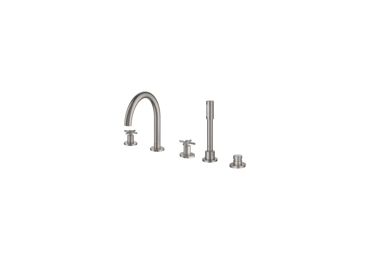 Atrio mélangeur bain/douche 5 trous Supersteel - 29408DC0 - Grohe