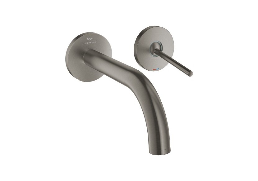 Atrio mitigeur monocommande 2 trous lavabo Hard Graphite brossé - 29410AL0 - Grohe