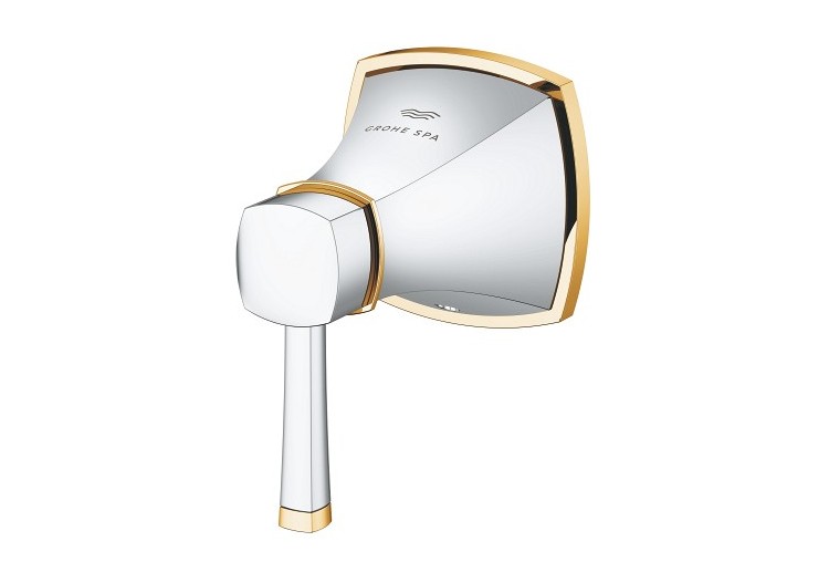 Grandera façade pour robinet d'arrêt encastré Chromé/doré - 29420IG0 - Grohe
