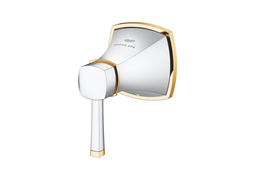 Grandera façade pour robinet d'arrêt encastré Chromé/doré - 29420IG0 - Grohe