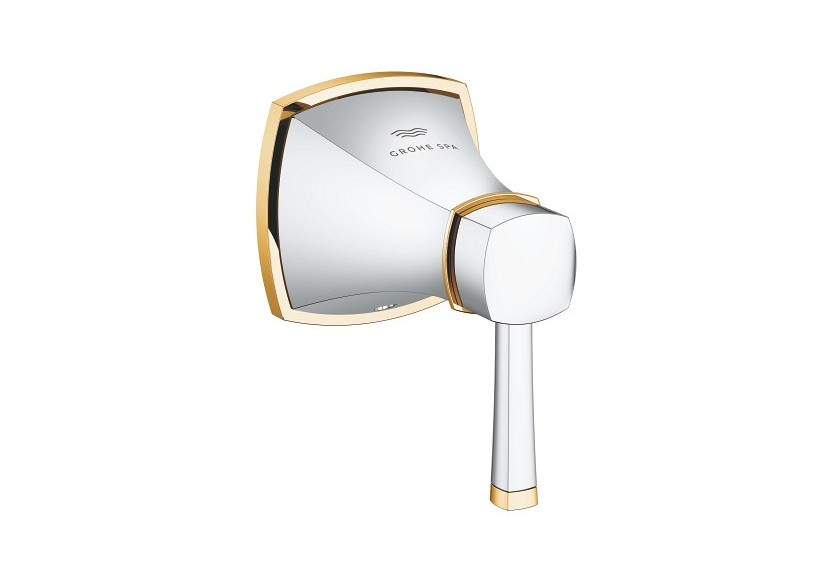 Grandera façade pour robinet d'arrêt encastré Chromé/doré - 29420IG0 - Grohe
