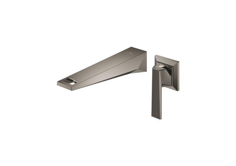 Allure brillant collection privée mitigeur monocommande 2 trous lavabo taille m Hard Graphite brossé - 29517AL0 - Grohe