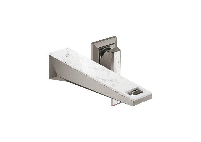 Allure brillant collection privée mitigeur monocommande 2 trous lavabo taille m Hard Graphite brossé - 29519AL0 - Grohe