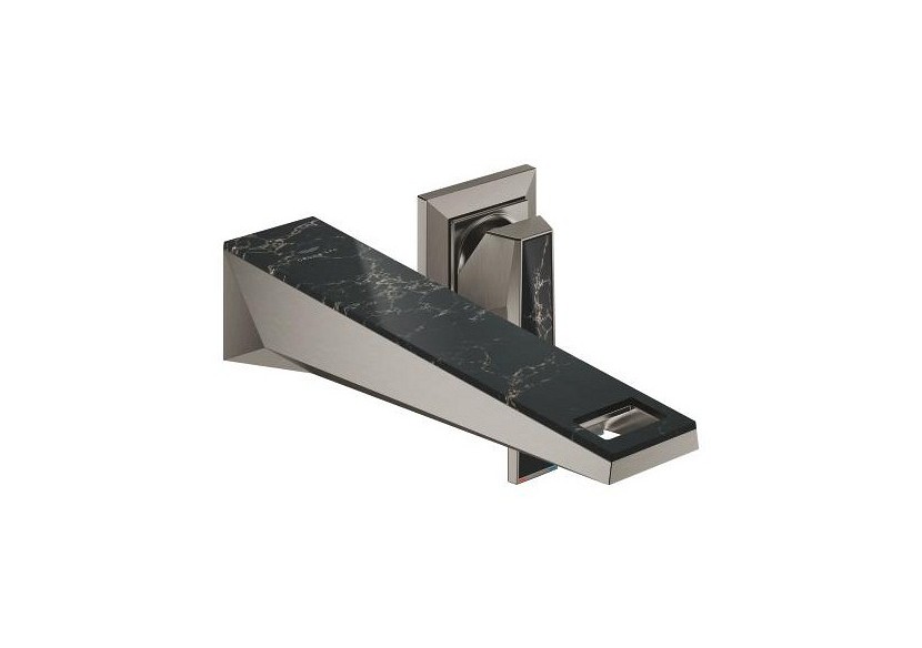 Allure brillant collection privée mitigeur monocommande 2 trous lavabo taille m Hard Graphite brossé - 29521AL0 - Grohe