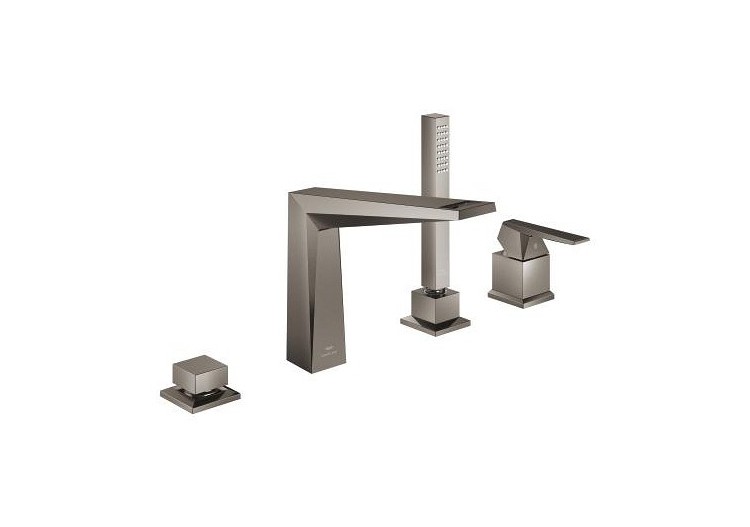 Allure brillant collection privée mitigeur bain/douche 4 trous Hard Graphite brossé - 29523AL0 - Grohe 2