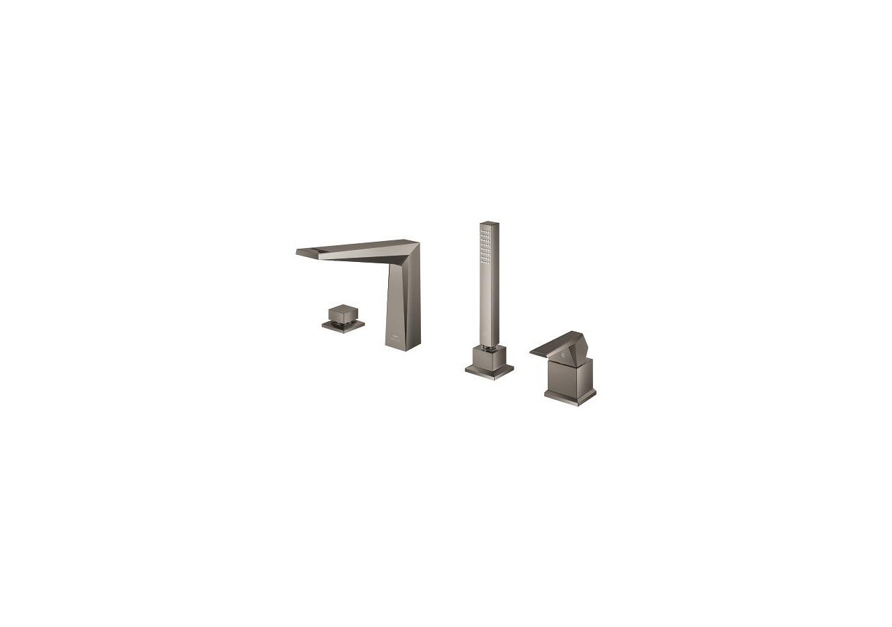 Allure brillant collection privée mitigeur bain/douche 4 trous Hard Graphite brossé - 29523AL0 - Grohe