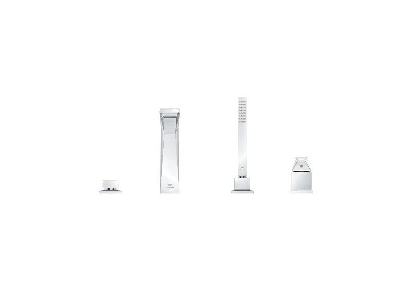 Allure brillant collection privée mitigeur bain/douche 4 trous Chromé - 29525000 - Grohe