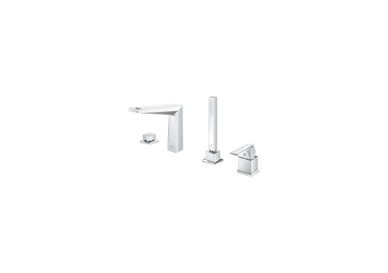 Allure brillant collection privée mitigeur bain/douche 4 trous Chromé - 29525000 - Grohe