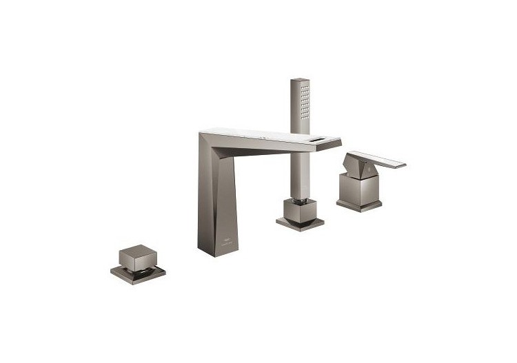 Allure brillant collection privée mitigeur bain/douche 4 trous Hard Graphite brossé - 29525AL0 - Grohe 2